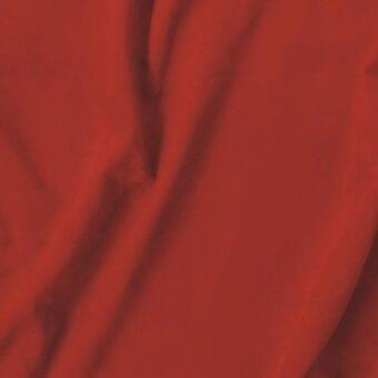 Red fabric texture with matte finish, displaying soft folds and subtle sheen; labeled “vismara eco nabuk en29”.